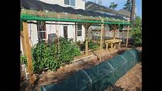 Shade Cloth Over Garden