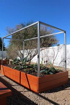Shade Cloth Over Garden