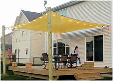 Shade Cloth With Poles
